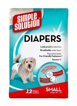 Simple Solution Dog Disposable Diaper Small